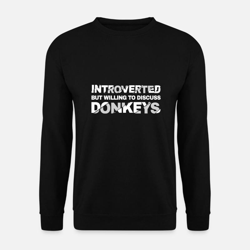 Esel Mama - Unisex Pullover - Schwarz