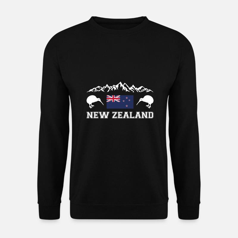 New Zealand - Unisex Pullover - Schwarz