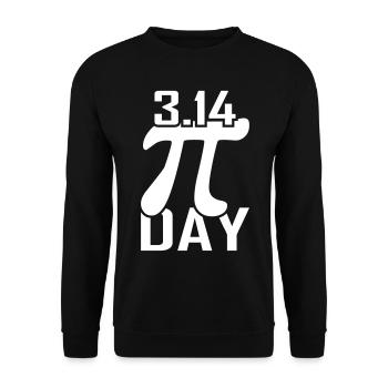 Pi Mathe Pi Tag - Unisex Pullover - Schwarz - Vorne - Alina (178cm) & Michal (187cm)