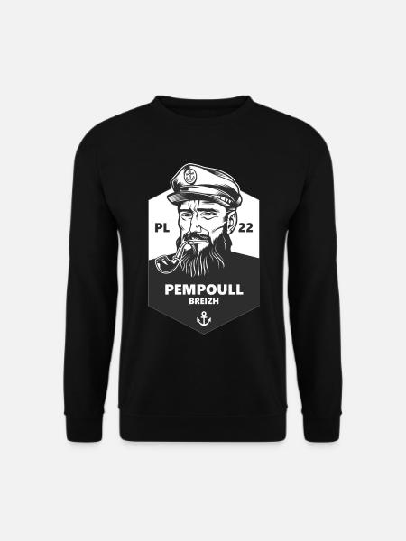 Marin PL 22 Pempoull Breizh - Unisex Sweatshirt - black