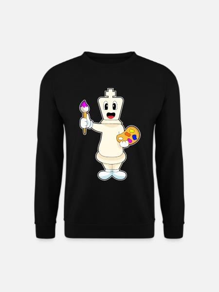 Chess Piece King Chess - Unisex Sweatshirt - black