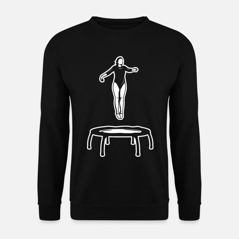 Trampolinspringerin Mädchen - Unisex Pullover - Schwarz
