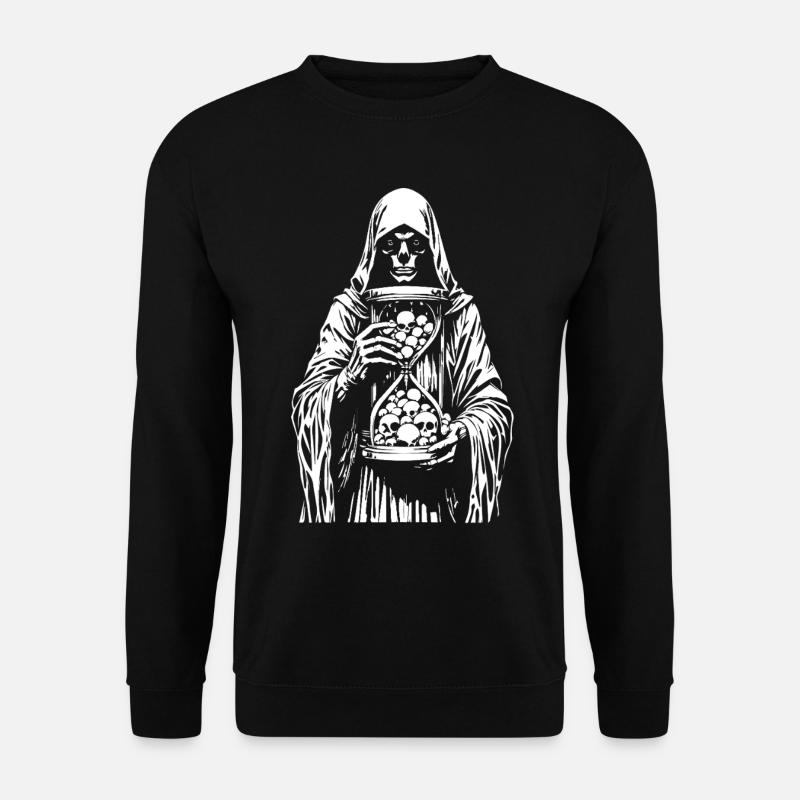 Faucheuse aux crânes - Sweat-shirt Unisexe - noir