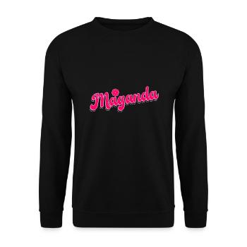 Philippines - Maganda - Unisex Sweatshirt - black - Front - Alina (178cm) & Michal (187cm)