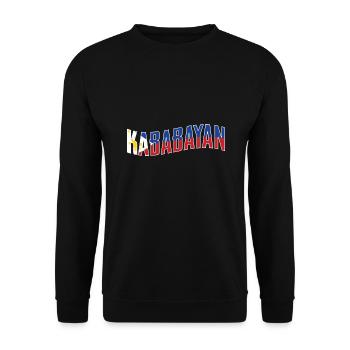 Philippines - Kababayan - Unisex Sweatshirt - black - Front - Alina (178cm) & Michal (187cm)
