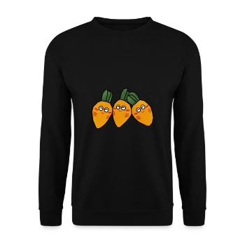 Mörchen Freunde - Unisex Pullover - Schwarz - Vorne - Alina (178cm) & Michal (187cm)