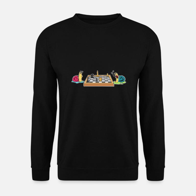 Snails Chess - Unisex Sweatshirt - black