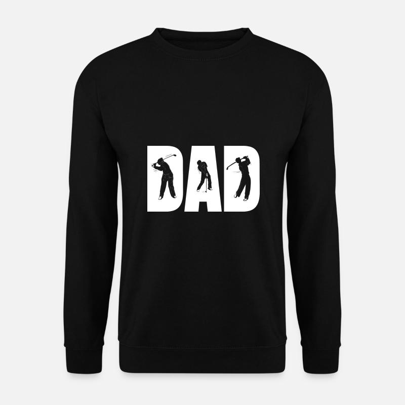 Golf Papa - Golfer Vater Geschenk - Unisex Pullover - Schwarz