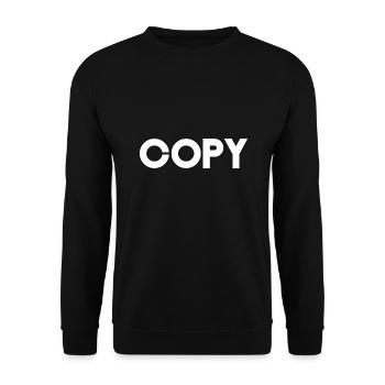 Partner Look Couple Partner Couple Couple Family - Unisex Sweatshirt - black - Front - Alina (178cm) & Michal (187cm)