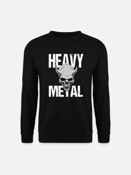 Heavy Metal Musik - Unisex Pullover - Schwarz