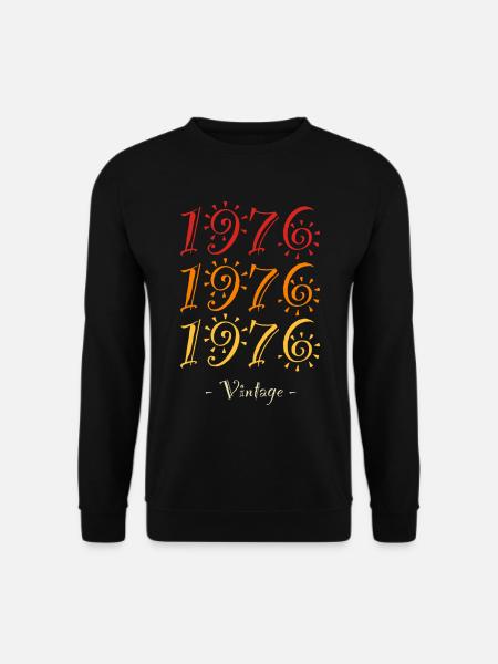 Jahrgang 1976 - Unisex Pullover - Schwarz
