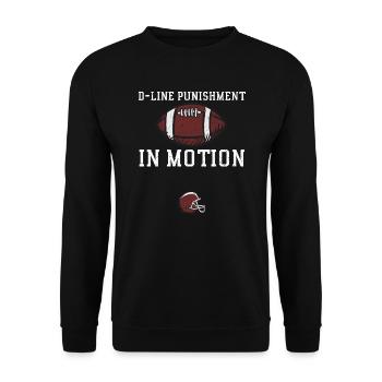 D-Line Punishment In Motion - Unisex Sweatshirt - black - Front - Alina (178cm) & Michal (187cm)