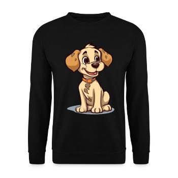 Conception de chien mignon pour les propriétaires de chiens - Sweat-shirt Unisexe - noir - Devant - Alina (178cm) & Michal (187cm)