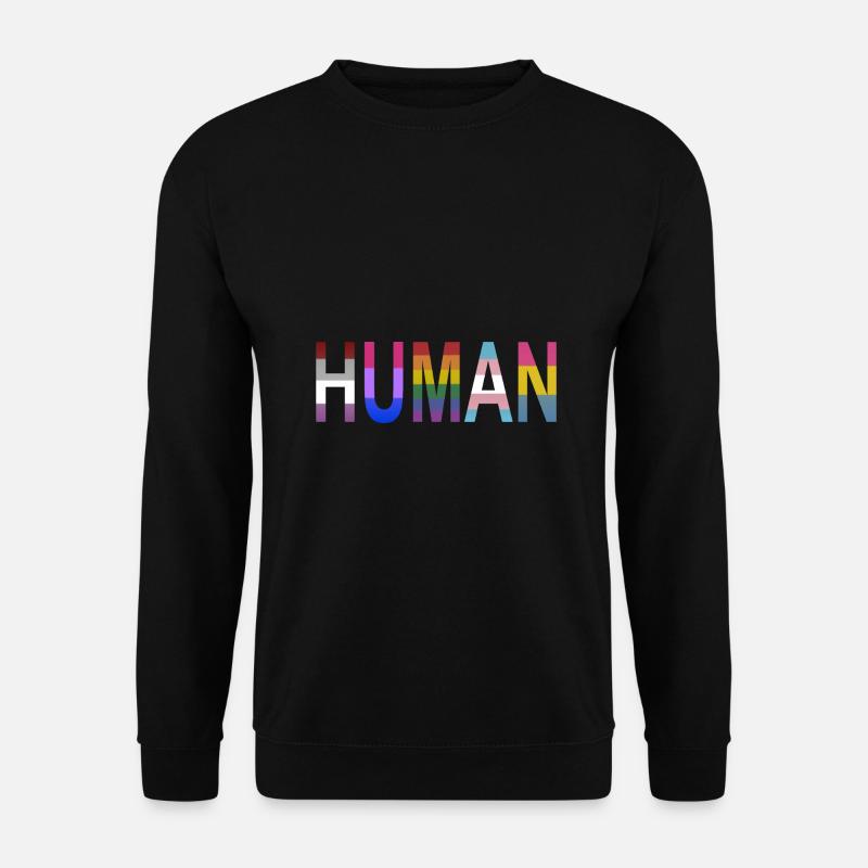 HUMAN - Unisex Pullover - Schwarz