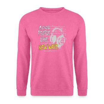 des gens cool comme New Wave - Sweat-shirt Unisexe - rose - Devant