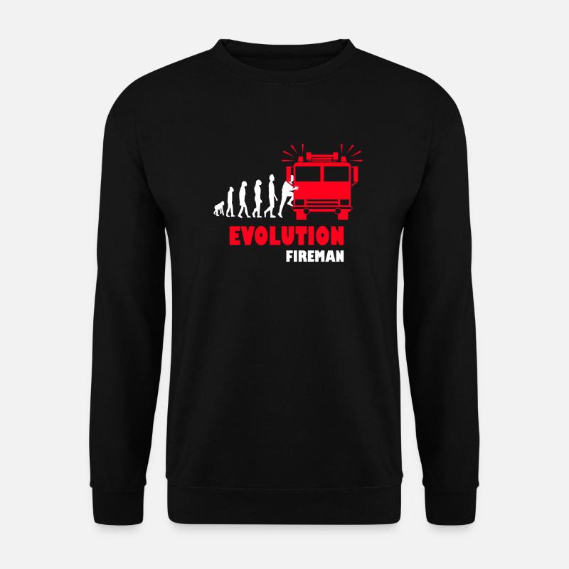 Pompiers Fireman Evolution - Sweat-shirt Unisexe - noir