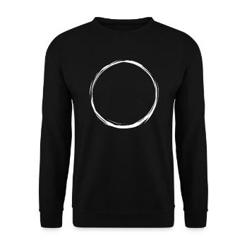 cercle - Sweat-shirt Unisexe - noir - Devant - Alina (178cm) & Michal (187cm)
