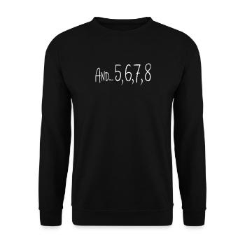 Dancer dancing gift actress ballerina - Unisex Sweatshirt - black - Front - Alina (178cm) & Michal (187cm)