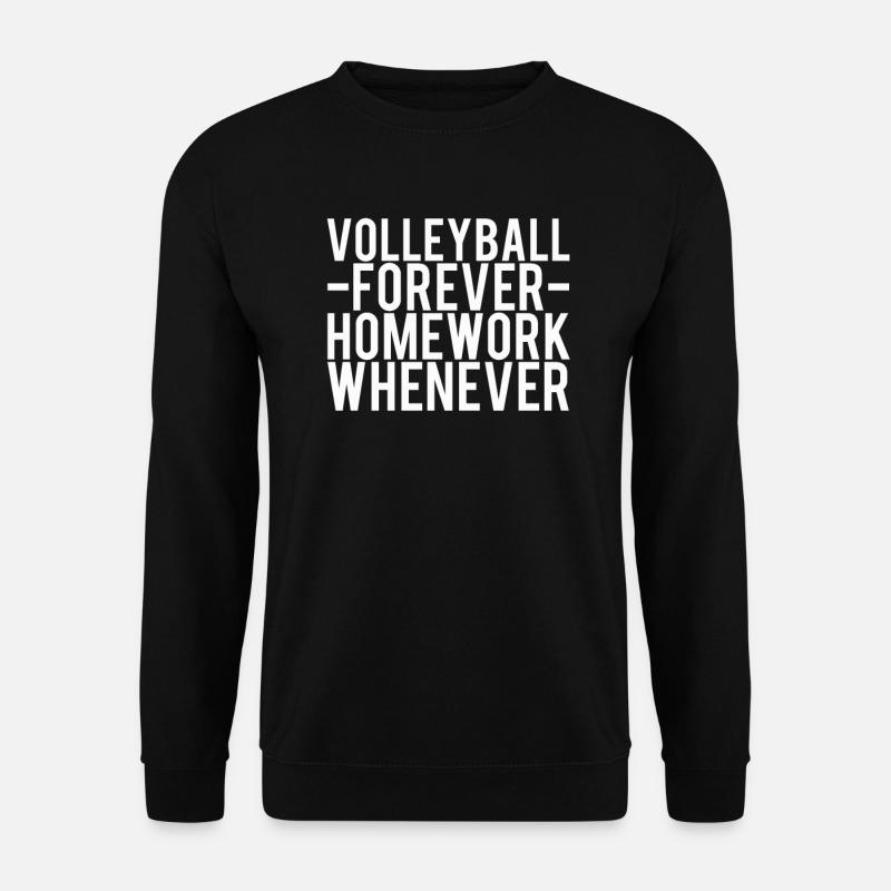 Volleyball - Unisex Pullover - Schwarz