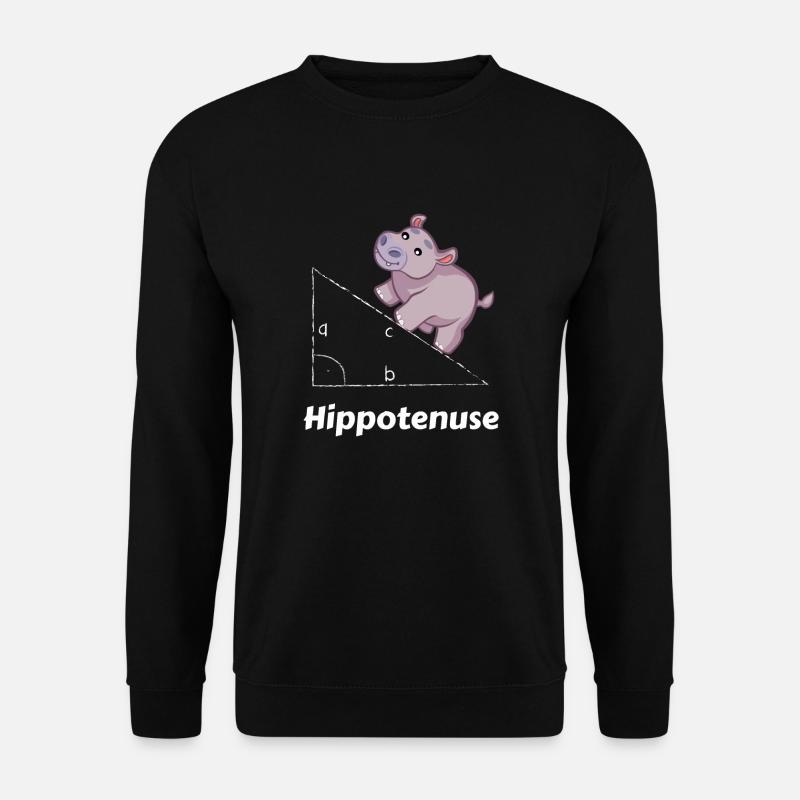 Hippotenuse Maths Geek - Unisex Sweatshirt - black