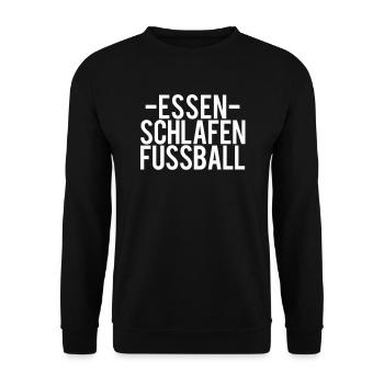 football - Sweat-shirt Unisexe - noir - Devant - Alina (178cm) & Michal (187cm)