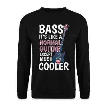 Groupe musicien Bass - Sweat-shirt Unisexe - noir - Devant - Alina (178cm) & Michal (187cm)