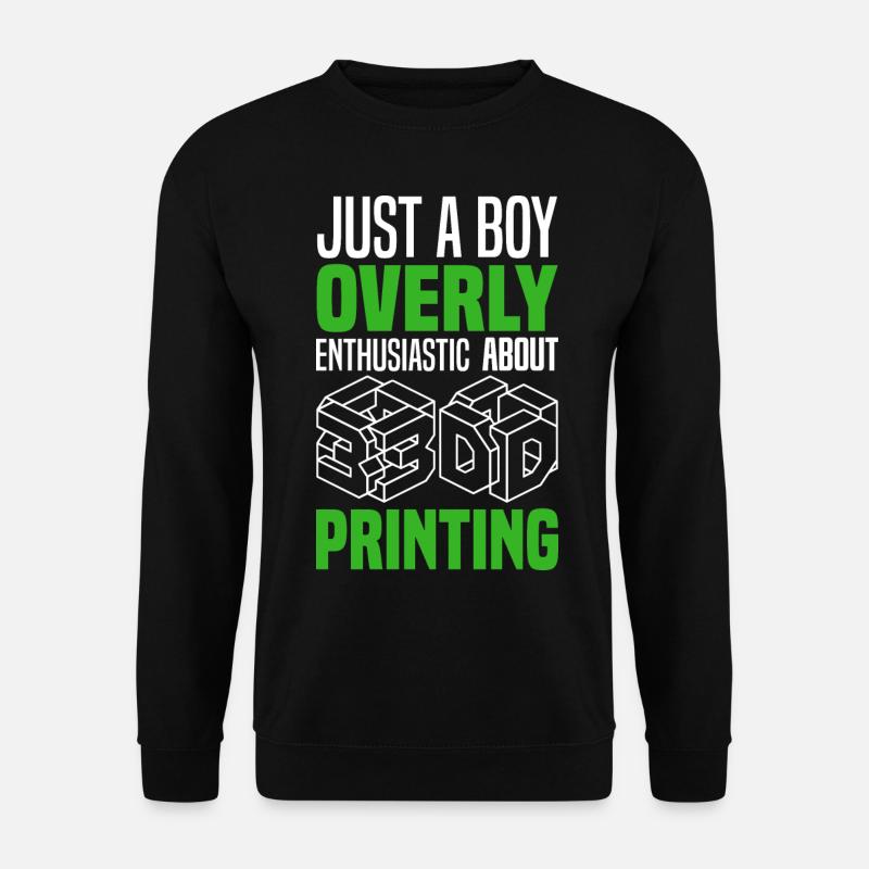 3D Printing - Unisex Sweatshirt - black