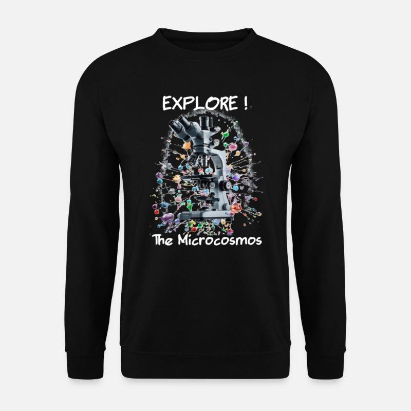 Explore the Microcosmos - Unisex Pullover - Schwarz