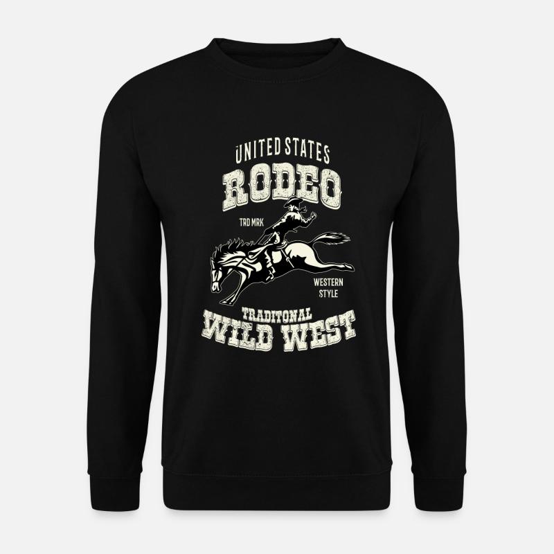 Wild West Rodeo - Unisex Pullover - Schwarz