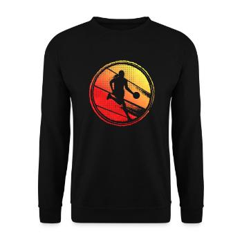 Basketball Player Girl Female Basketball Player - Unisex Sweatshirt - black - Front - Alina (178cm) & Michal (187cm)