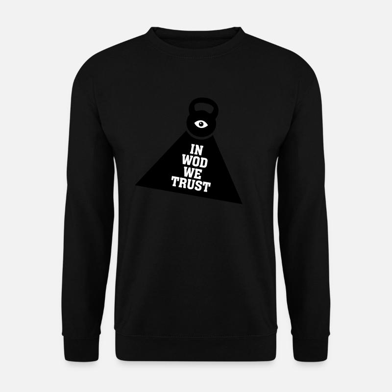 In WOD We Trust - Unisex Pullover - Schwarz