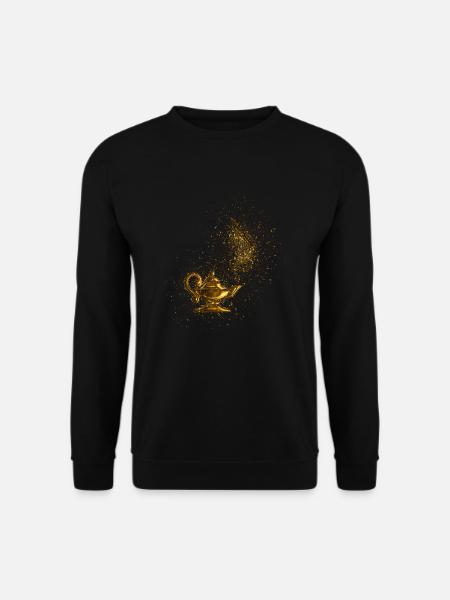 Aladdin arabisch vergoldet golden - Gold - Unisex Pullover - Schwarz