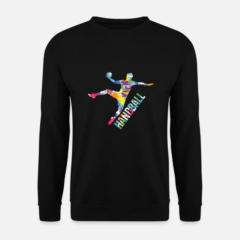 Handball Sprung - Unisex Pullover - Schwarz