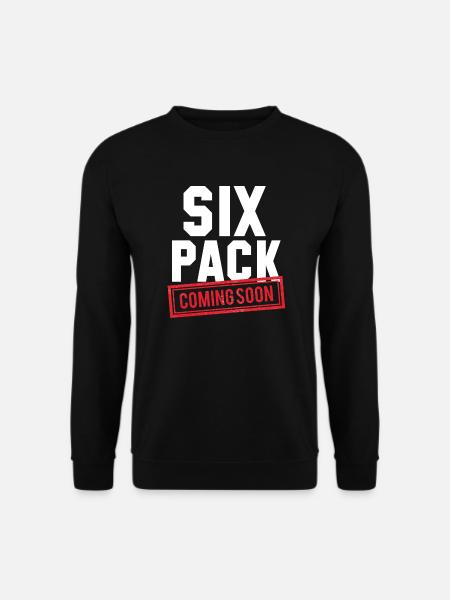 Six Pack Coming Soon - Unisex Sweatshirt - black