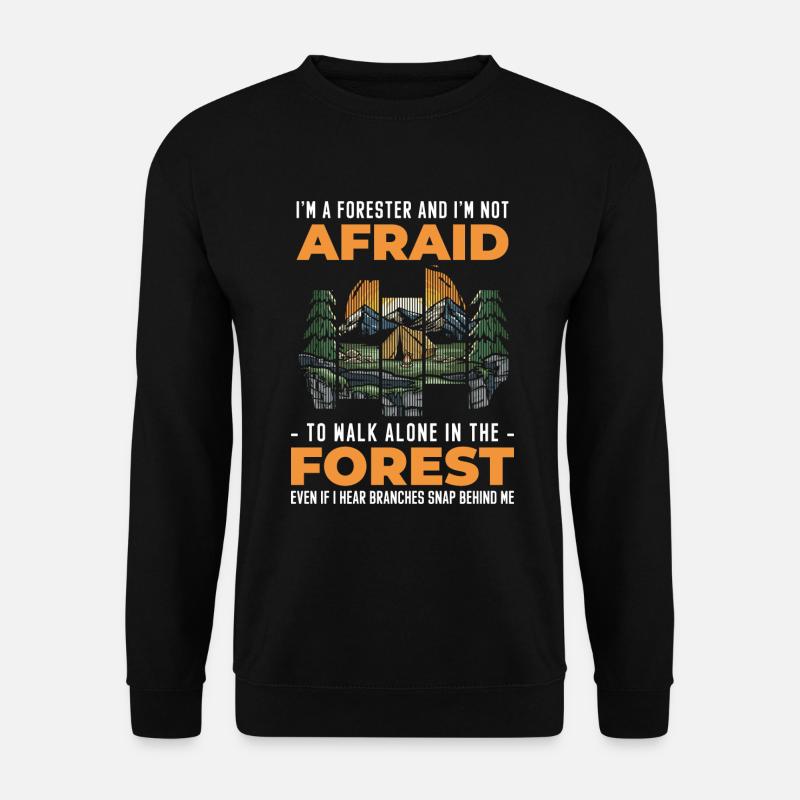 Wald Wild Jäger - Unisex Pullover - Schwarz