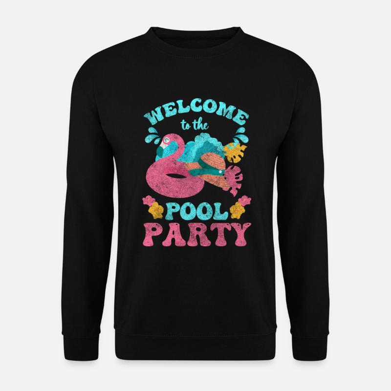 Pool Celebrations Recreation Alcohol - Unisex Sweatshirt - black