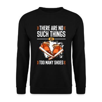 Shoes Woman Sneaker - Unisex Sweatshirt - black - Front - Alina (178cm) & Michal (187cm)