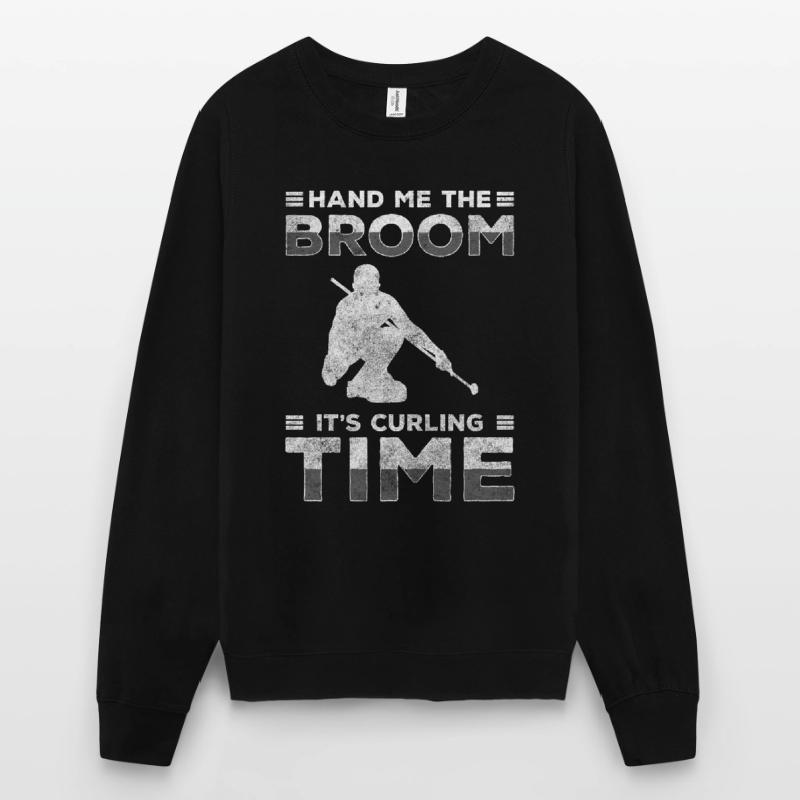 Curling Team Eis Eisbahn Unisex Pullover