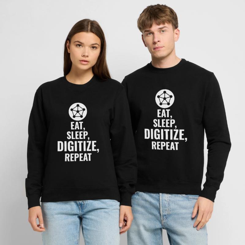 GIS Mapping Data Analysis Spatial Cartography Unisex Sweatshirt