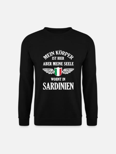 Sardinien Sehnsucht – Paradies zwischen Meer und B - Unisex Pullover - Schwarz