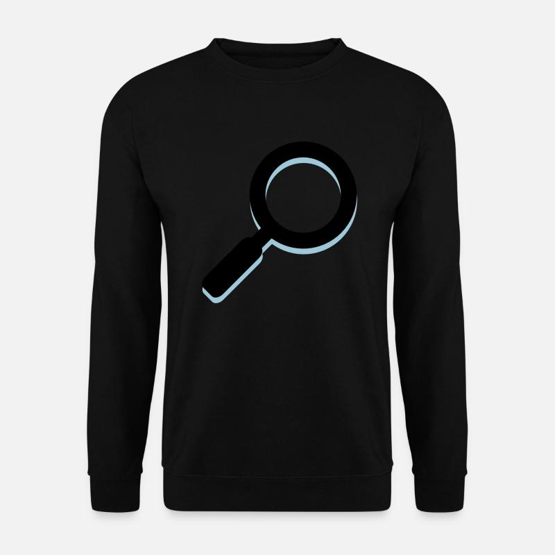 Lupe - Unisex Pullover - Schwarz