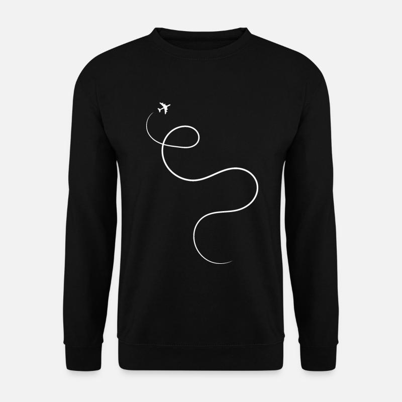 plane - Unisex Sweatshirt - black