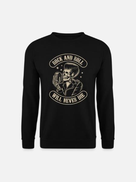 Rock n Roll - Rockabilly - Unisex Sweatshirt - black