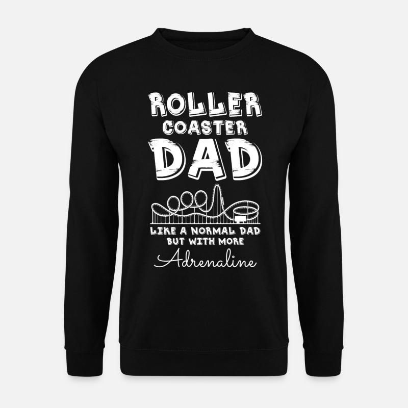 Roller Coaster Dad - Unisex Sweatshirt - black