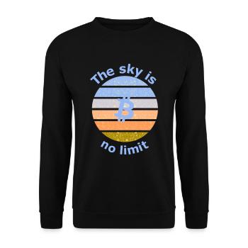 Das Coin Projekt - Unisex Pullover - Schwarz - Vorne - Alina (178cm) & Michal (187cm)