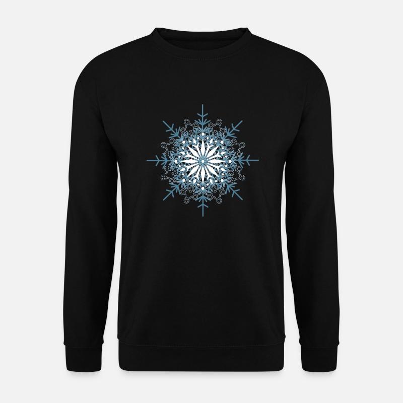 Weihnachten Schneeflocke - Unisex Pullover - Schwarz