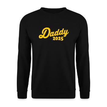 Daddy 2025 - Unisex Sweatshirt - black - Front - Alina (178cm) & Michal (187cm)