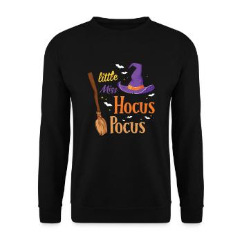 Skull Horror Halloween Gift - Unisex Sweatshirt - black - Front - Alina (178cm) & Michal (187cm)