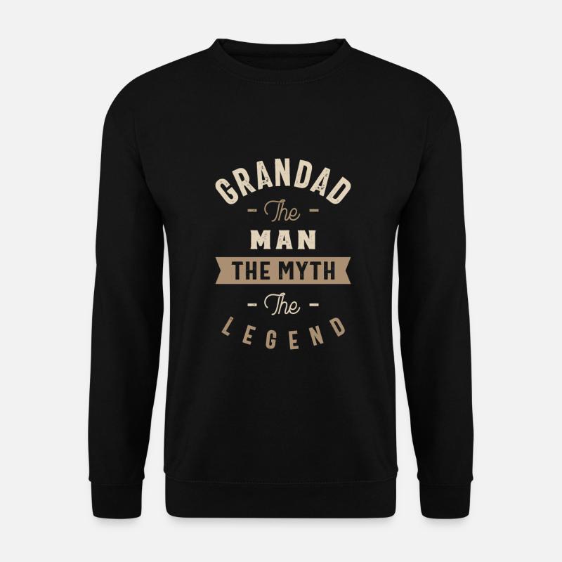 Großvater Der Mythos - Unisex Pullover - Schwarz
