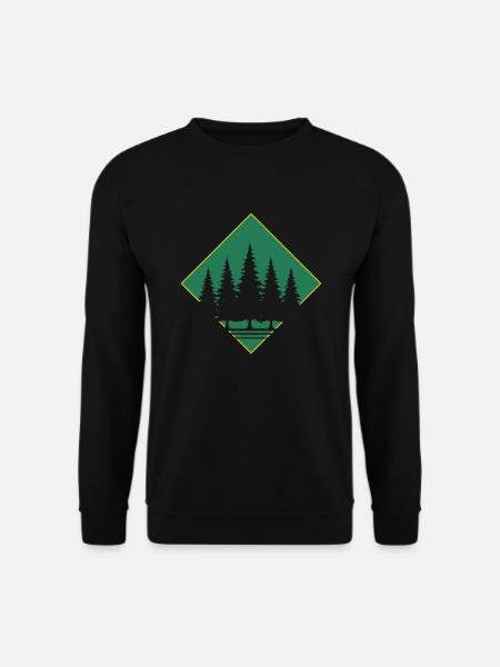 Forest Shinrin Yoku Ranger - Unisex Sweatshirt - black